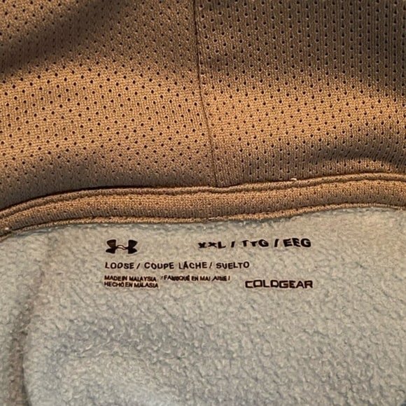 Under Armour Men’s XXL Loose Fit Cold Gear Hoodie - Powder Blue - Picture 4 of 11